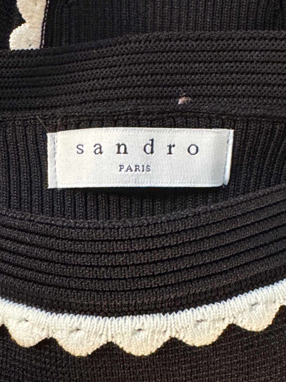 SANDRO PARIS Leanna Crop Knit Cardigan & Crop Tank Set - Picture 12 of 13